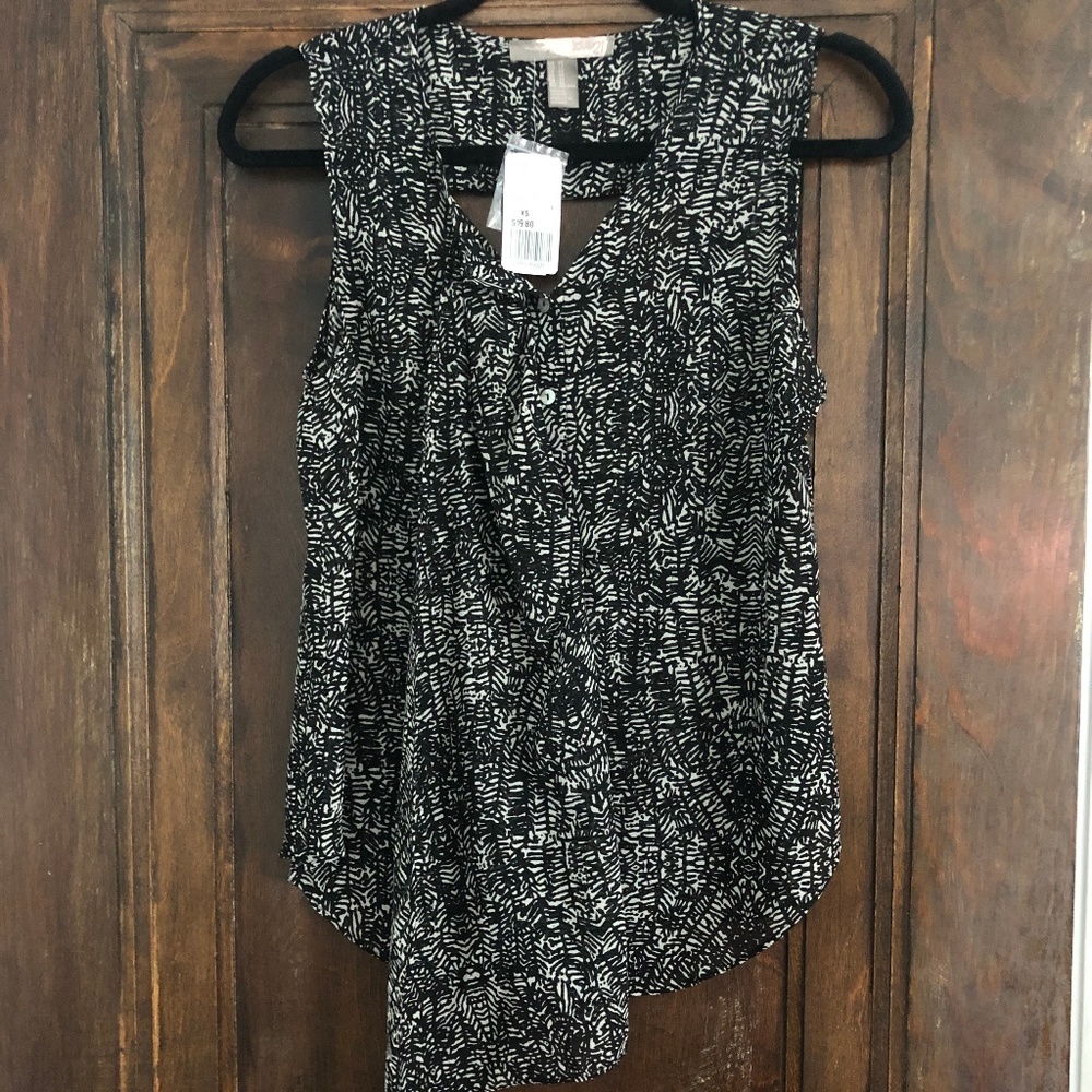 Forever 21 Chiffon Pattern Tank Top